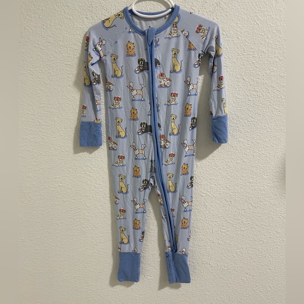Kiki + Lulu animal bamboo footie pajama